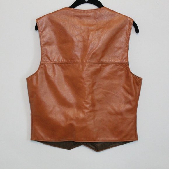Wellington Vintage Leather Lined Vest H11184 - Picture 6 of 6